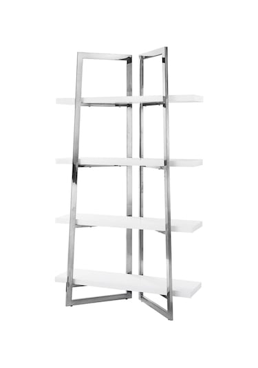 Nysa Paslanmaz Metal Kitaplık & Raf