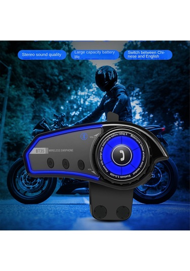 Ximistore9 "motorsiklet Kask Kulaklığı - Bluetooth 5.0, Su Geçirmez, 800mah Pil, Çok Renkli Led Aydınlatma"