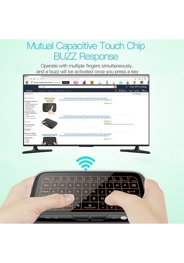 Carrier "2.4ghz Kablosuz Klavye Ve Dokunmatik Pedli Tv Kumandası