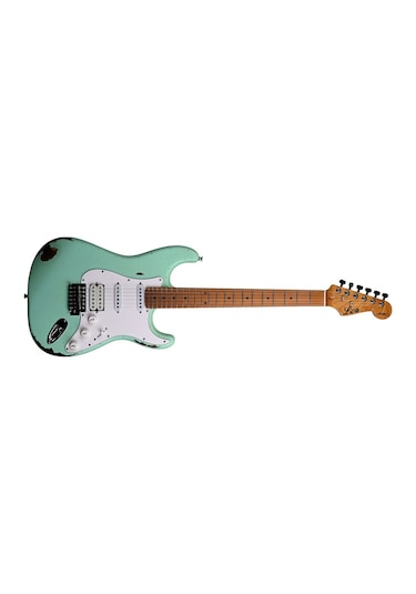 Lea Rlc-100 Sg Limited Edition Heavy Relic Elektro Gitar Surf Green