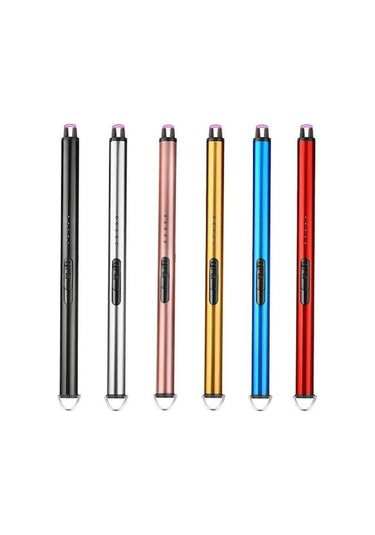 Novahub Gümüş Elektrik Ark Ateşleyici Alevsiz Uzun Ömürlü Hafif İyi Çok Amaçlı Mum Ev İçin Plazma Usb Gümüş Gümüş