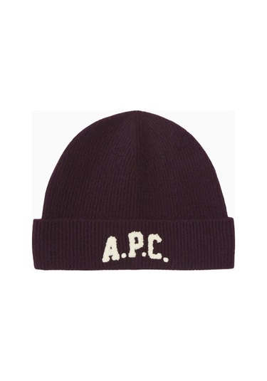 A.p.c Axel Beanie Unisex Yumuşak Ve Sıcak %100 Yün Bere Bordo