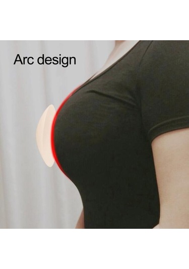 Jmsstore Göğüs Etiketi Bandı Traceless Yumuşak Anti - Transparan Kahverengi