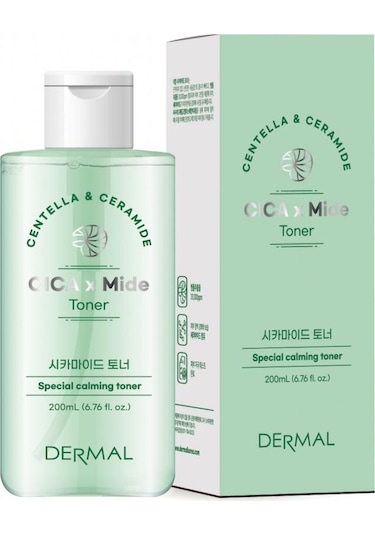 Dermal Cica x Mide Toner Centella Asiatica ve Seramid Özlü Sakinleştirici Tonik 200 ML