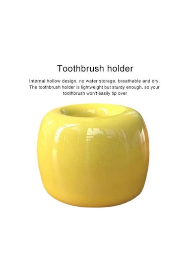 Kırmızı Diş Fırçası Tutucu Mini Seramik Diş Fırçası Standı Ev Banyo İçin Içi Boş Tasarım Çok Amaçlı Kalem Tutucu Kırmızı