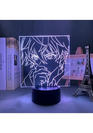 Wj Anime Future Diary Aru Akise Led Lamba Çocuk Odası Dekorasyonu Gece Lambası Doğum Günü Hediyesi Oda Dekoru Masa 3d Lambası Manga Çok Renkli