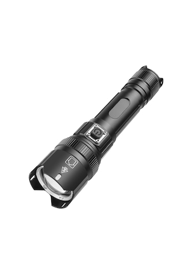 Soulader Şarj Edilebilir Led El Feneri, Yüksek Parlaklık Ve Dayanıklı Torç Işığı, 18650 Pil Desteği, Usb Şarj Özelliği, P99 Model, Uzun Ömürlü Ve Güçlü Aydınlatma Çok Renkli