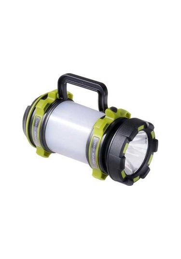 Wondernest Kınsach Led Projektör Dış Mekan Şarjlı El Feneri Kamp Işığı Fonksiyonel El Feneri Siyah Siyah