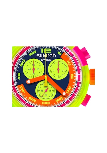 Swatch Neon To The Max Sb06j100 Kol Saati Sarı