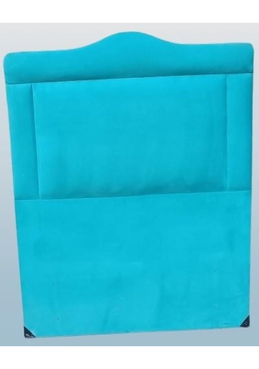 Dk 100'lık Tay Tüyü Kumaş Kabartma Model El Yapımı Tek Kişilik Başlık Turkuaz