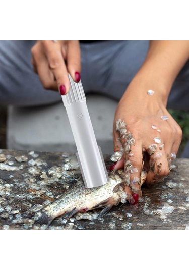 Homyl Balık Pullarını Temizleyici Restoranlar Kolayca Temizler Gri