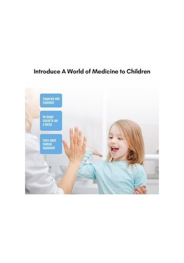 Fastbuy Çocuklar Gerçekçi Diş Hekimi Doktor Seti, Stetoskop, Çok Renkli