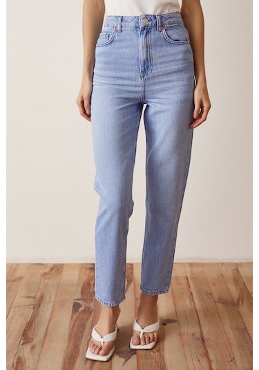 Never More Dar Paça Denim Jean Mavi