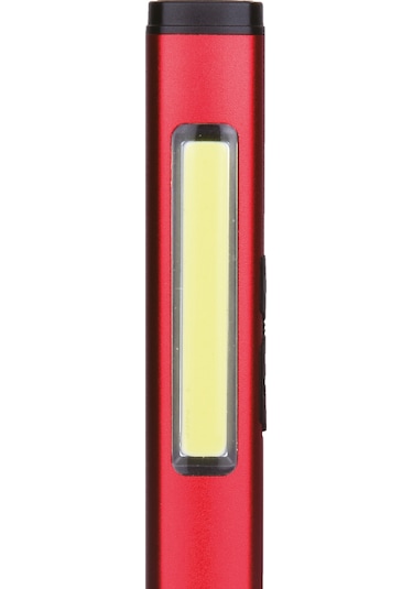 Usb Şarlı Kalem Şeklinde Fener Flaş Kamp Feneri Kamp Lambası 800lümen Alüminyum Gövde Mıknatıslı Kırmızı