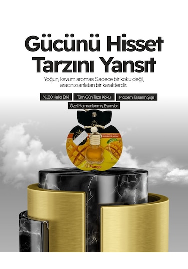 Laspak Mango Rahatlatıcı Uzun Süre Kalıcı Mango Araç Kokusu 8 Ml Mango