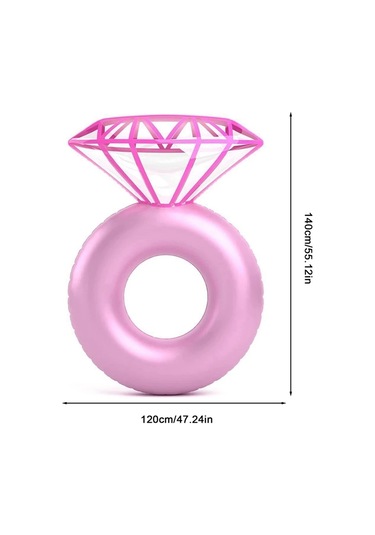 Şişme Yüzen Yüzme Havuzu Şamandıra Elmas Yüzme Simidi Havuz Mat