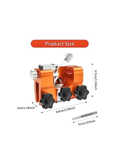 Xurunkeji Zincirli Testere Bileyici, Zincirli Testere Bileyici Jig Zincirli Testere Bileyici Aleti 8-22 İnçlik Zincirli Testereler İçin Uygundur