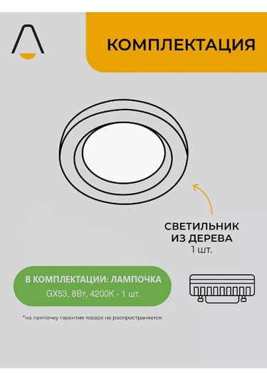 Luminika Tavan Avizesi, Gömme, Gx53 170369438 Aromatik