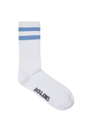 Jack & Jones Jackayden Tennis Sock Erkek Çorap-27392 - Açık Mavi Beyaz - Mavi
