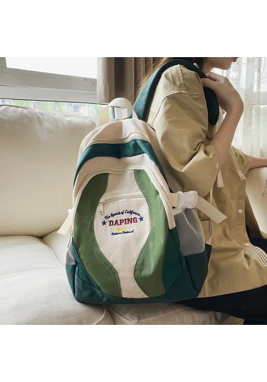 Okul Çantaları Kadın Sırt Çantası Moda Unisex Laptop Çantaları Çok Renkli