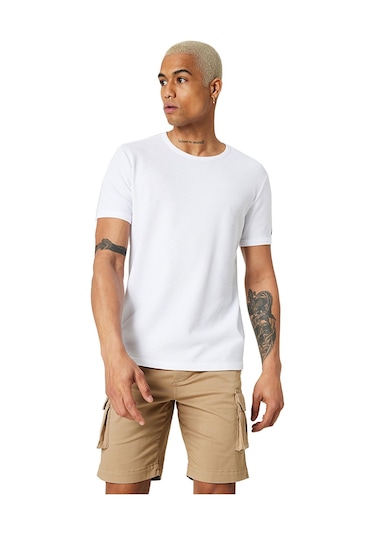 Loft Regular Fit Erkek Tişört Lf2029027-beyaz