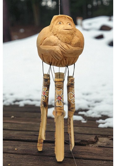 Maymun Figürlü Rüzgar Çanı