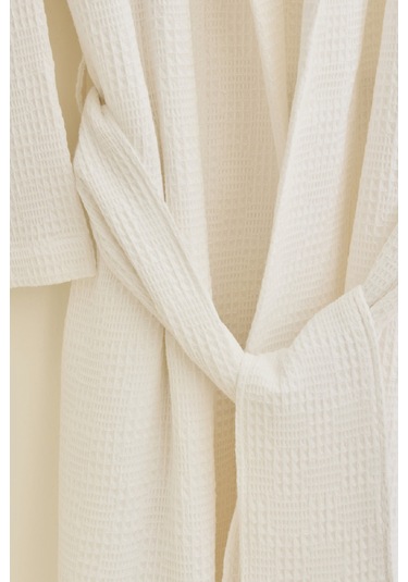 Kaşmir Home Zoe Muslin Bornoz Offwhite L-xl Beyaz