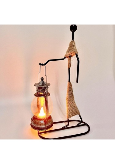 Suntek Karakter Fener Heykel Sanat Ziyafet Partileri Gümüş