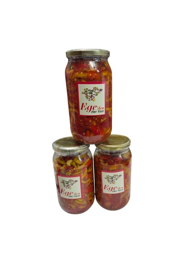 Domates Soslu Acı Biber Konservesi 1 Kg.x 3 Adet