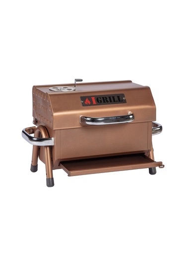 Igrıll Barbekü Cube 402 Mm Kömürlü Mangal Kahverengi