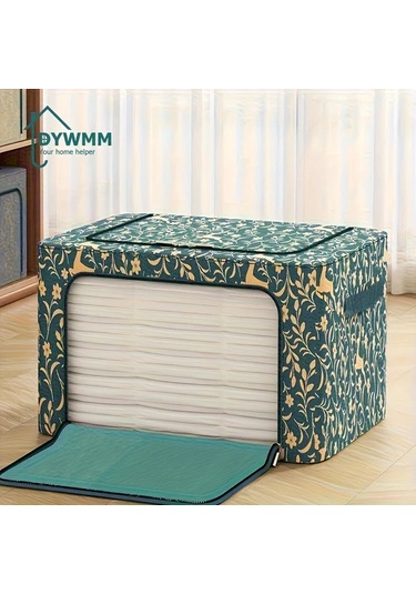 Gateesat 3'lü Dywmm Katlanır Depolama Kutuları 6.34gal Yeşil Çelik Çerçeveli Yeşil