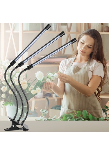 Reedark Usb Bitki Büyütme Lambası: Mavi-kırmızı Işık, Ayarlanabilir Boyun, 5 Parlaklık Seviyesi, 4/8/12h Zamanlayıcı, İç Mekan Bitkileri İçin Tam Spektrum Led Aydınlatma Diğer