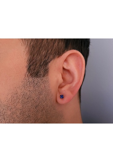 Sirius Tanzanit Tektaş Erkek Küpesi 0823E0047