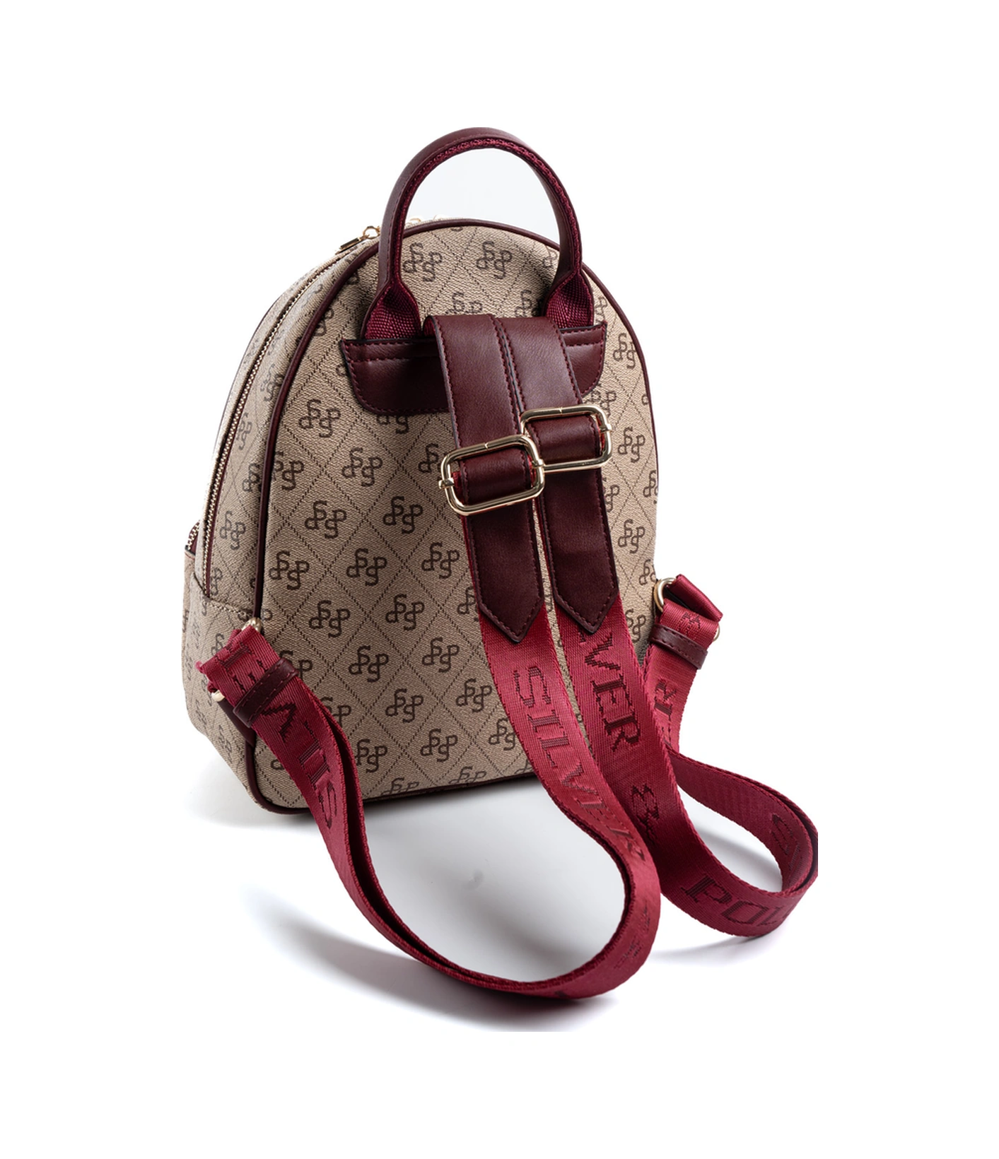 Silver Polo Unisex Sırt Çanta 945 Bej - Kırmızı