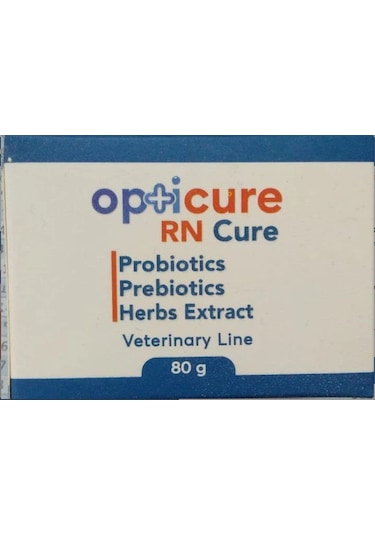 Opticure Rn-cure Probiotics, Prebiotics Ve Herb Extract Kedi Ve Köpek Böbrek Üriner Sisteme Özel Destek Ürünü 80g