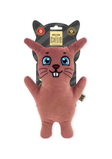 Cattie Matatabi İçerikli Kedi Oyuncağı Peluş Tavşan 20cm