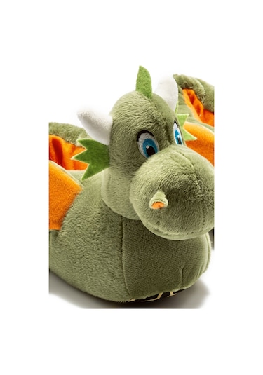 Twigy Dragon-2 Çocuk Hayvanlı Panduf Yeşil 30/35 EE0572