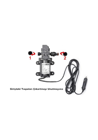 Dailytech 12V Yüksek Basınçlı Araba Yıkama Tabancası