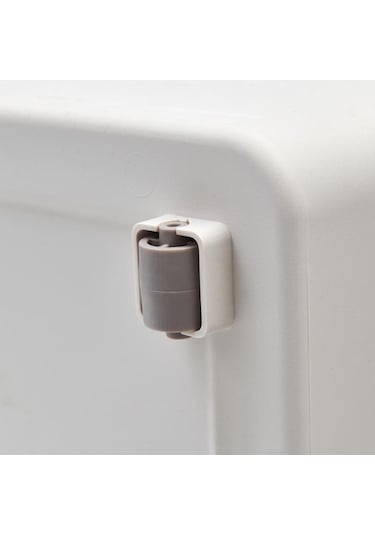 Motek Patetes Soğan Sepeti Oyuncak Kutusu Tekerlekli Organızer Çok Amaçlı Kutu 2x12lt-bambu+krem