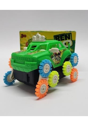 Şımarık Araba Ben 10 Atv Taklacı Pilli Araba