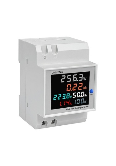 Trendooze D52-2066 Din Raylı Enerji Ölçer - Voltaj, Akım, Frekans Ve Güç Değerlendirme