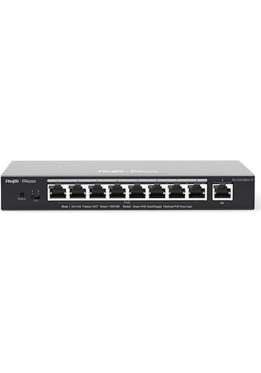 8port 120w Full Poe Reyee Rg-es209gc-p Gıgabıt Yönetilebilir Switch Masaüstü