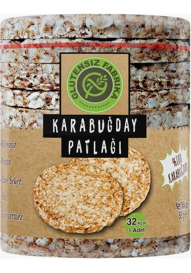 Glutensiz Fabrika Karabuğday Patlağı 88 Gr