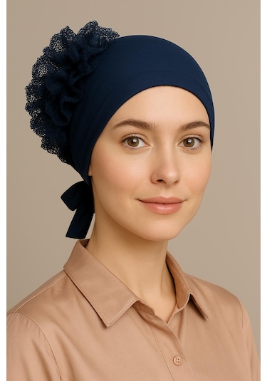 Pemira Fırfır Bone Lacivert