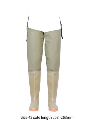 Suntek Kalça Waders Dikişsiz Tarım Çivili Taban Hafif 42 Ayak Ölçüsü