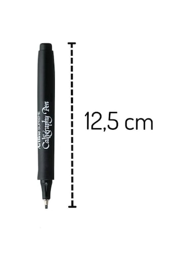 Artline Supreme Kaligrafi Kalemi 1.0 Mm 2.0 Mm 3.0 Mm Siyah 6'lı Set