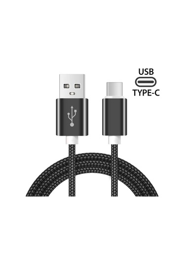 Anatoliadelight Tip C Usb Hızlı Şarj Kablosu Samsung Uyumlu Moto Xiaomi Redmi Poco Oppo Vıvo Realme Huawei İçinblack1m