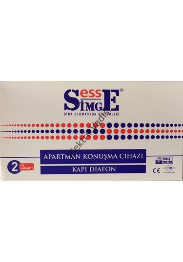 Simge Görüntüsüz Sesli Diafon Şube Kapıcısız Kp-101