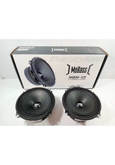 Mobass 13cm Midrange Mobass Mbm-113 Midrange Hoparlör Prof Midrange 13cm