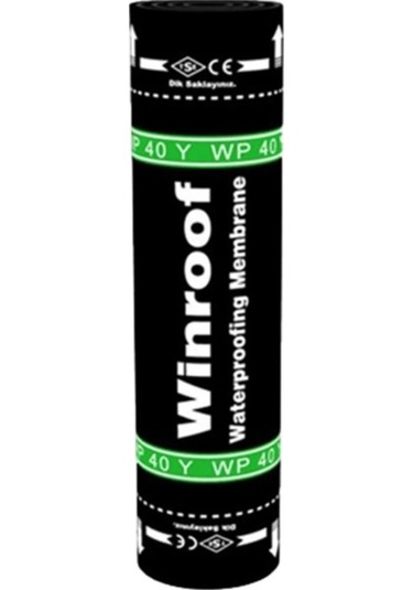 Winroof Wp 40 Y Arduazlı Kumlu Rulo Membran, -10c, Yeşil, 1 Rulo 10 M2, 1 Palet 30 Rulo